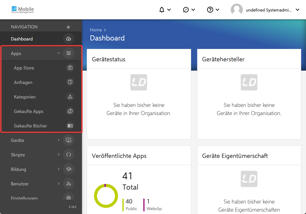 LD Relution Apps