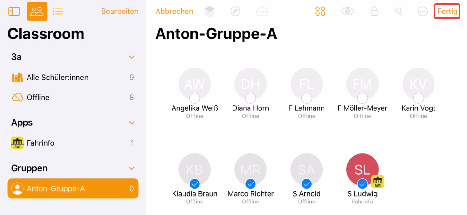 Classroom Gruppen anlegen